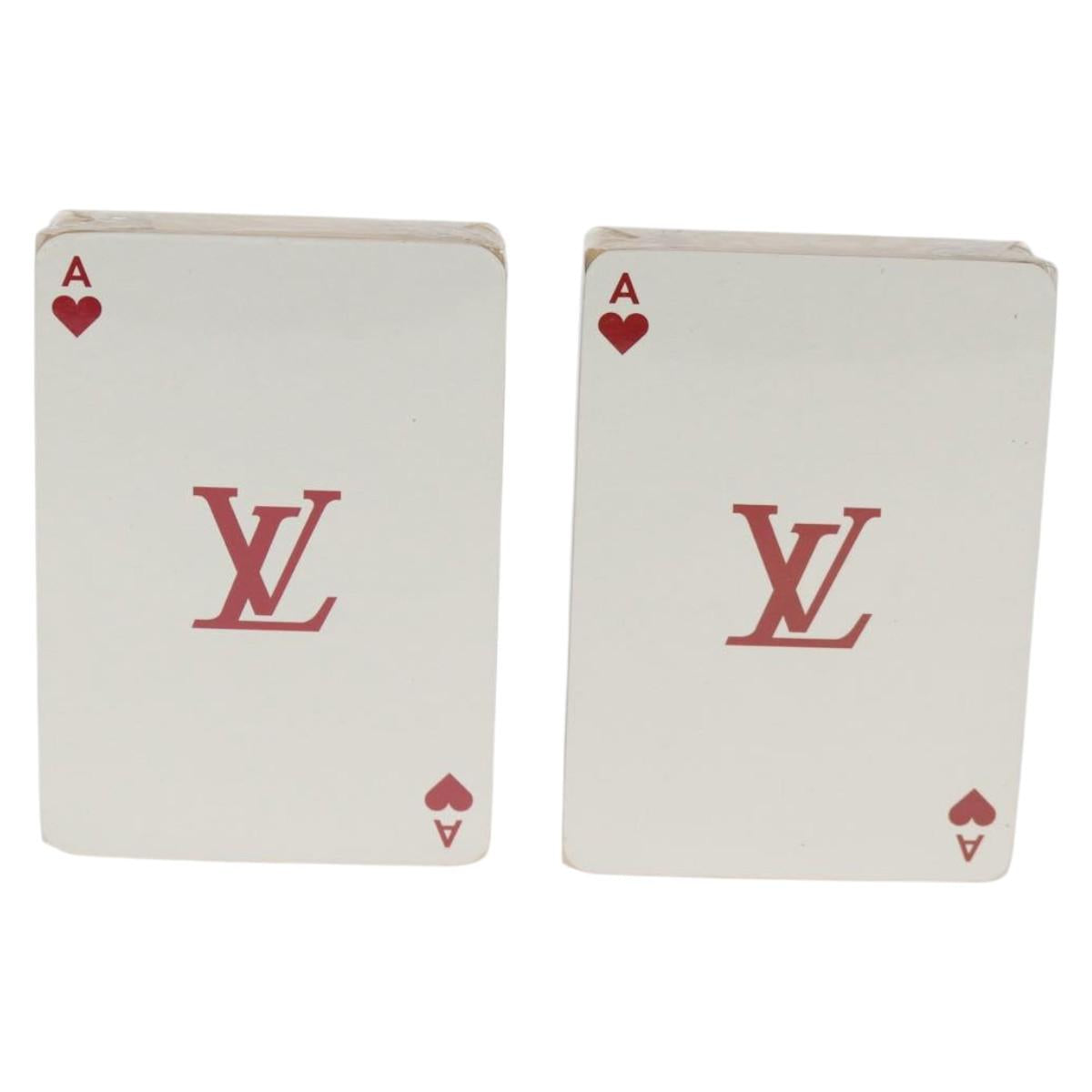 LOUIS VUITTON Monogram Multicolor Playing Cards Black White LV Auth 133669SAM