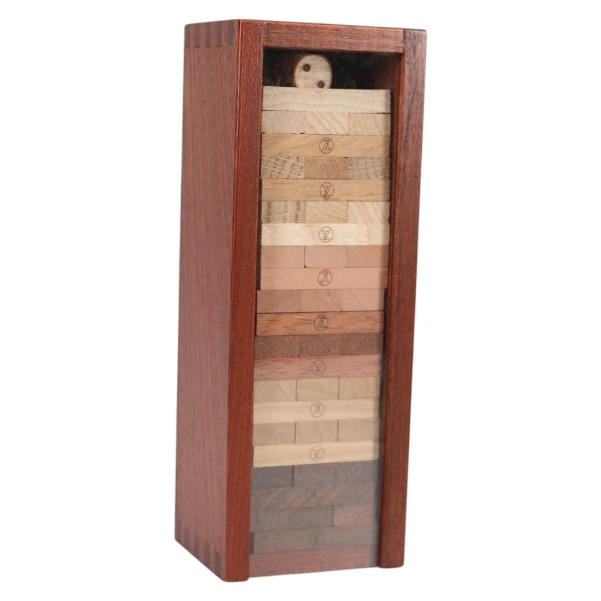 LOUIS VUITTON Jenga Wood Brown LV Auth 133670SM