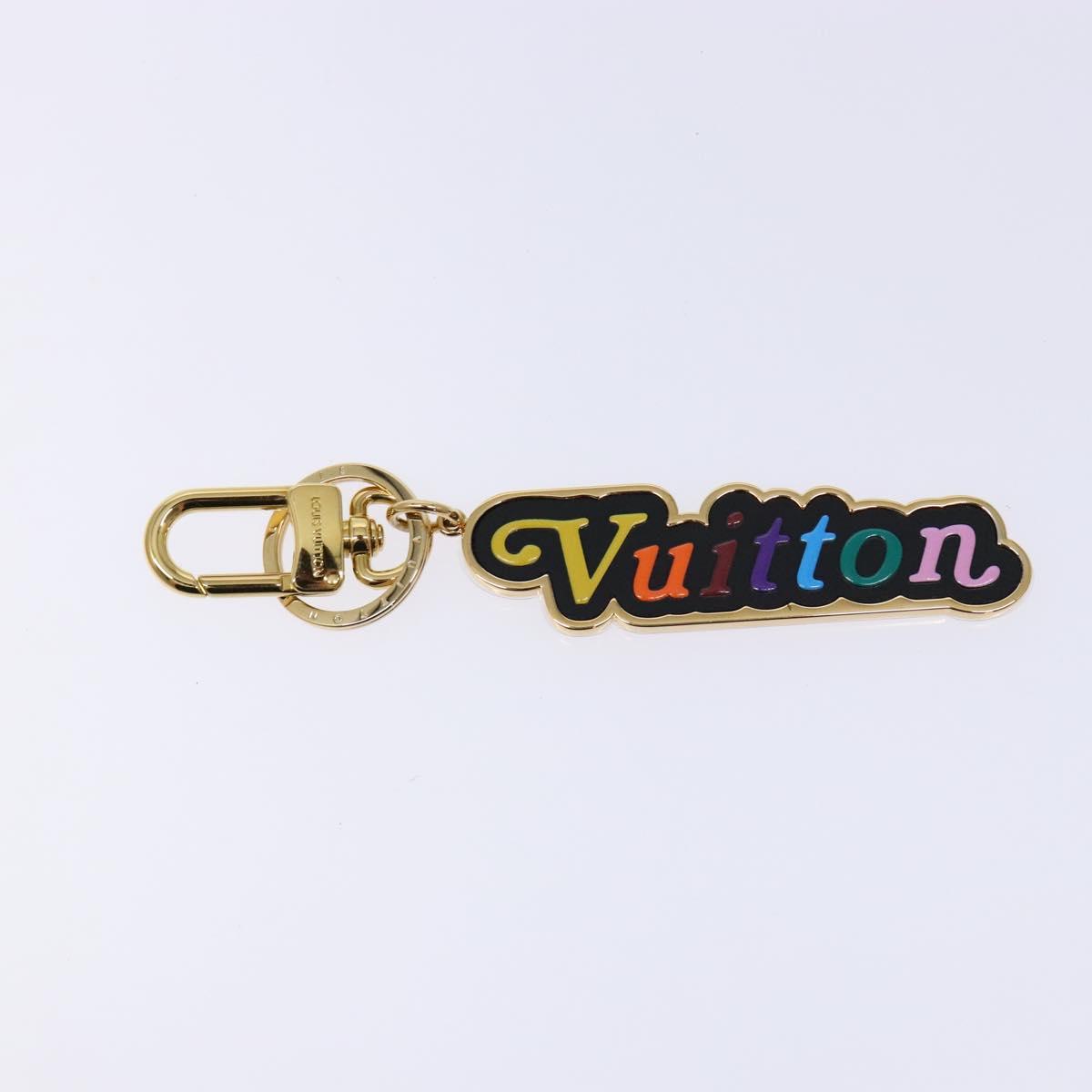 LOUIS VUITTON Porte Cleny Wave Key Holder metal Gold M63747 LV Auth 133677M