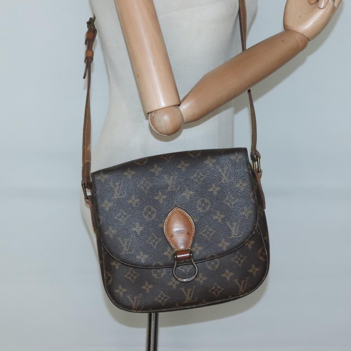 LOUIS VUITTON Monogram Monogram Saint Cloud GM Shoulder Bag M51242 Auth 133683