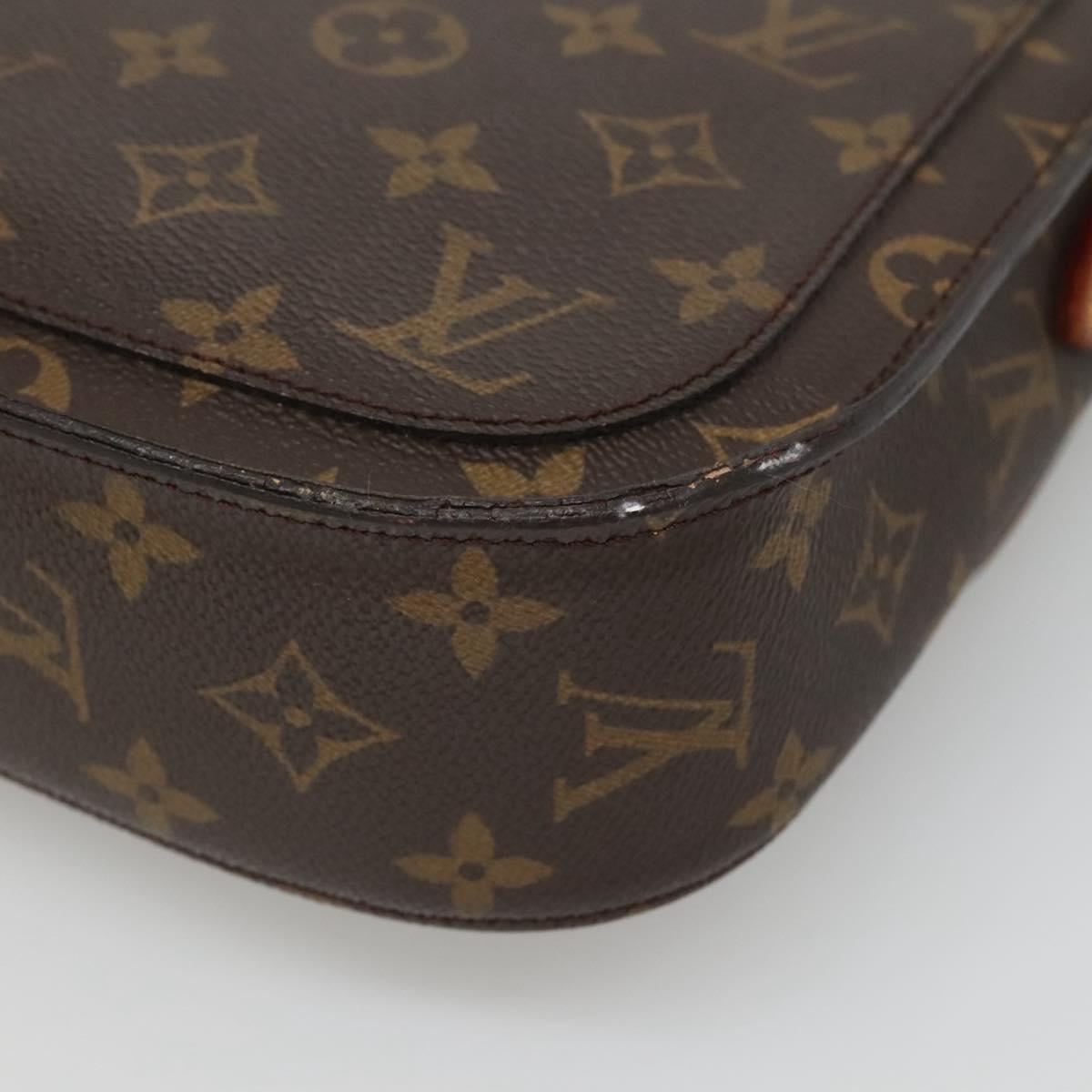 LOUIS VUITTON Monogram Monogram Saint Cloud GM Shoulder Bag M51242 Auth 133684