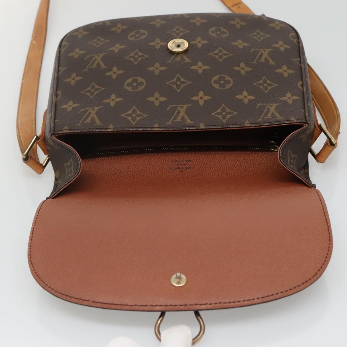LOUIS VUITTON Monogram Monogram Saint Cloud GM Shoulder Bag M51242 Auth 133684