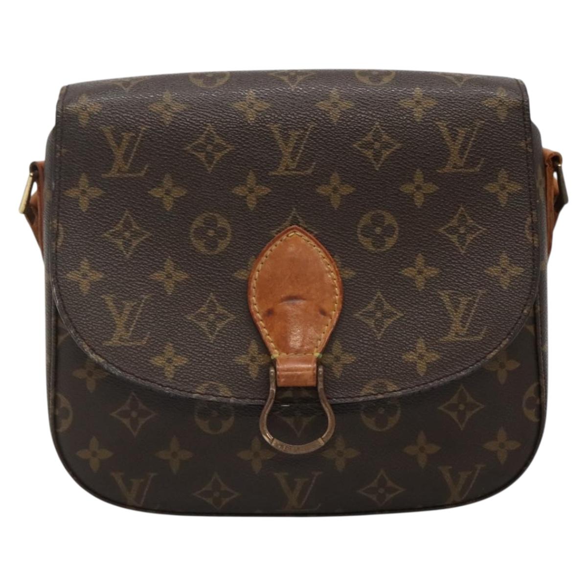 LOUIS VUITTON Monogram Monogram Saint Cloud GM Shoulder Bag M51242 Auth 133684