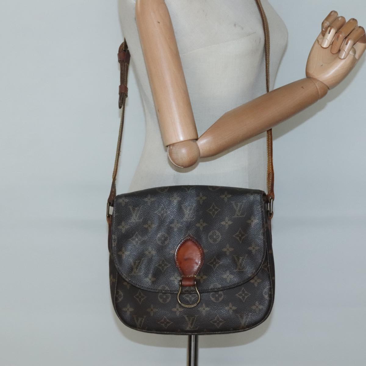 LOUIS VUITTON Monogram Monogram Saint Cloud GM Shoulder Bag M51242 Auth 133685