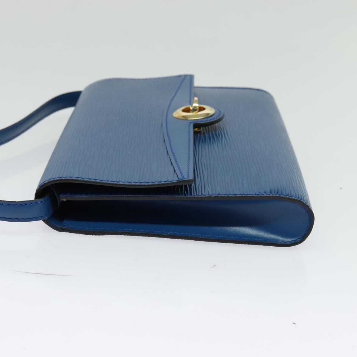 LOUIS VUITTON Epi Pochette Arche Shoulder Bag Blue M52575 LV Auth 133691