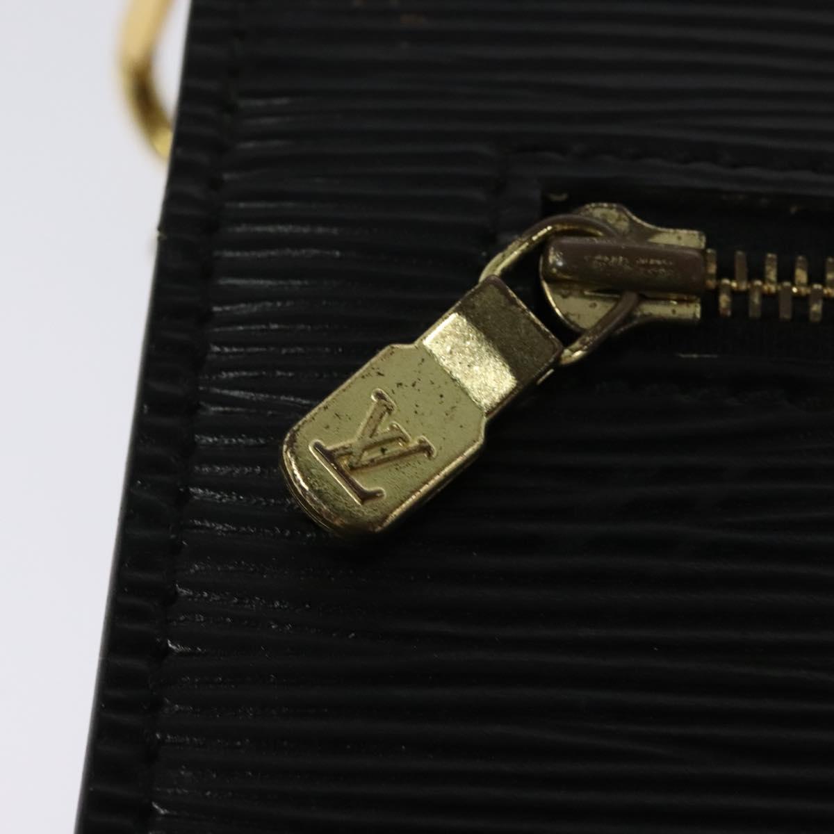 LOUIS VUITTON Epi Angian Shoulder Bag 2way Black M52112 LV Auth 133693A