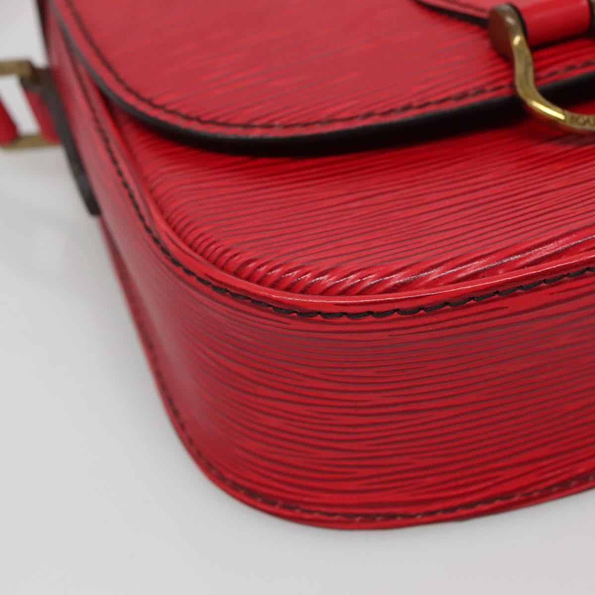LOUIS VUITTON Epi Saint Cloud PM Shoulder Bag Red M52217 LV Auth 133694