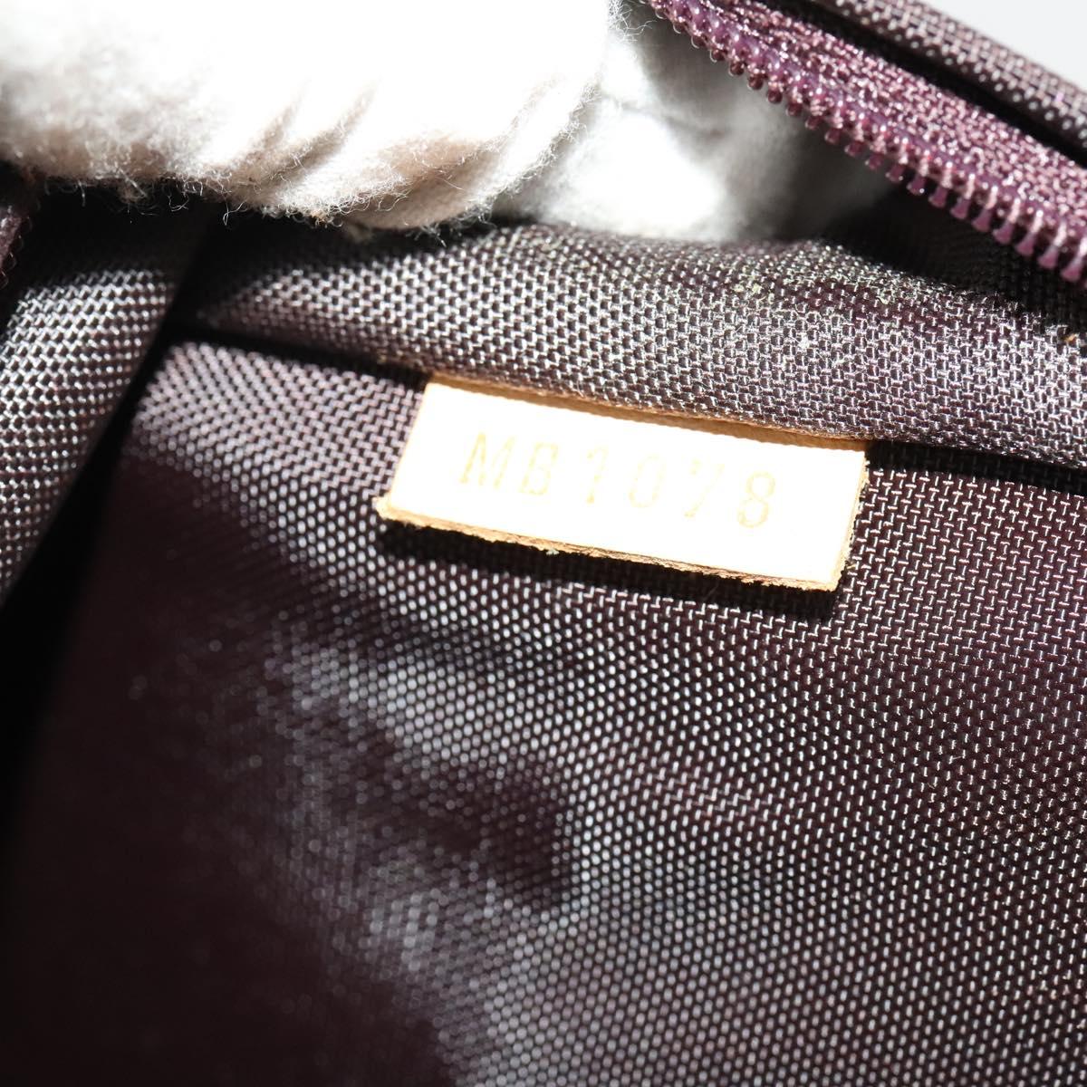 LOUIS VUITTON Monogram Vernis Pegas 45 Suitcase Amarante M91277 LV Auth 133698