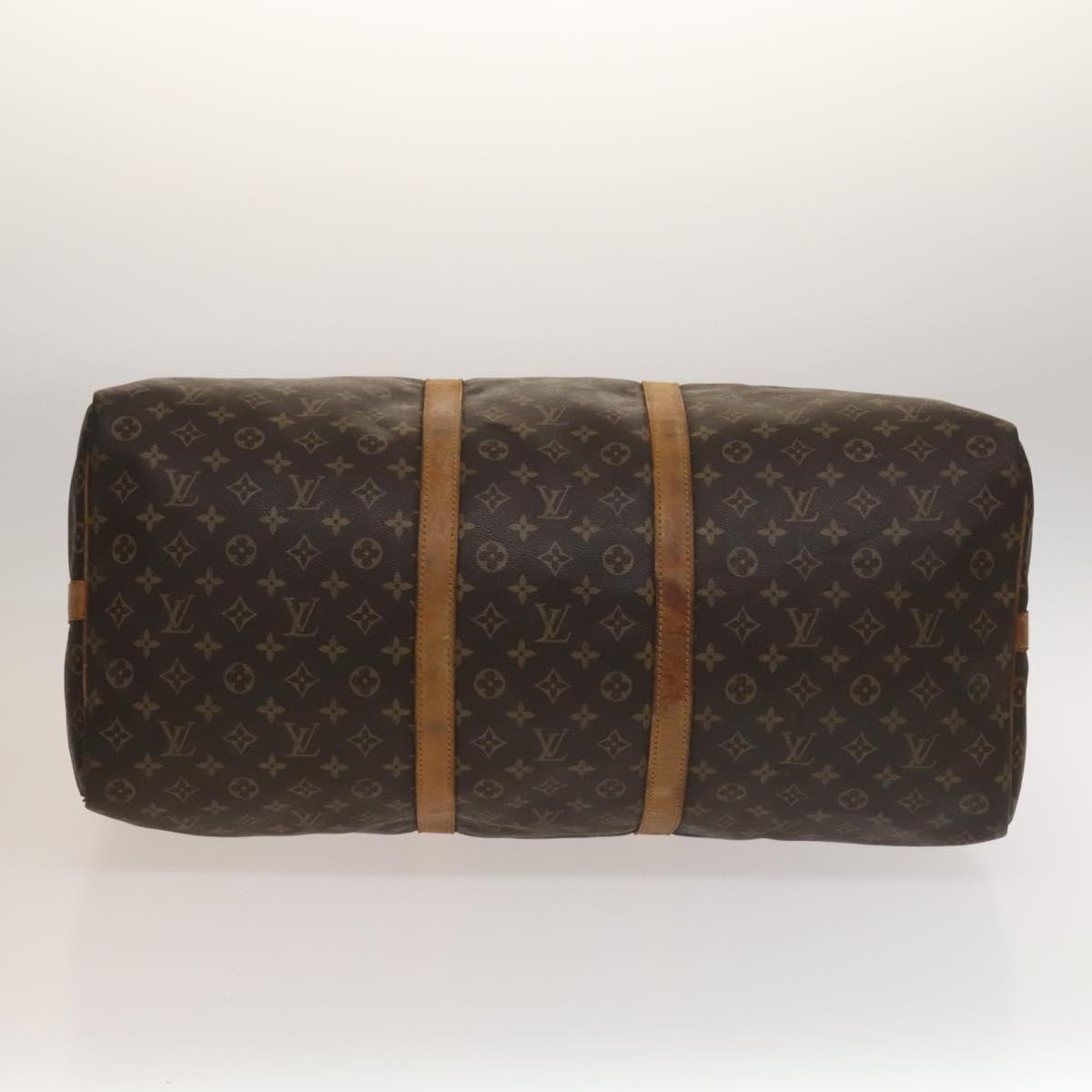 LOUIS VUITTON Monogram Keepall Bandouliere 60 Boston Bag M41412 LV Auth 133720
