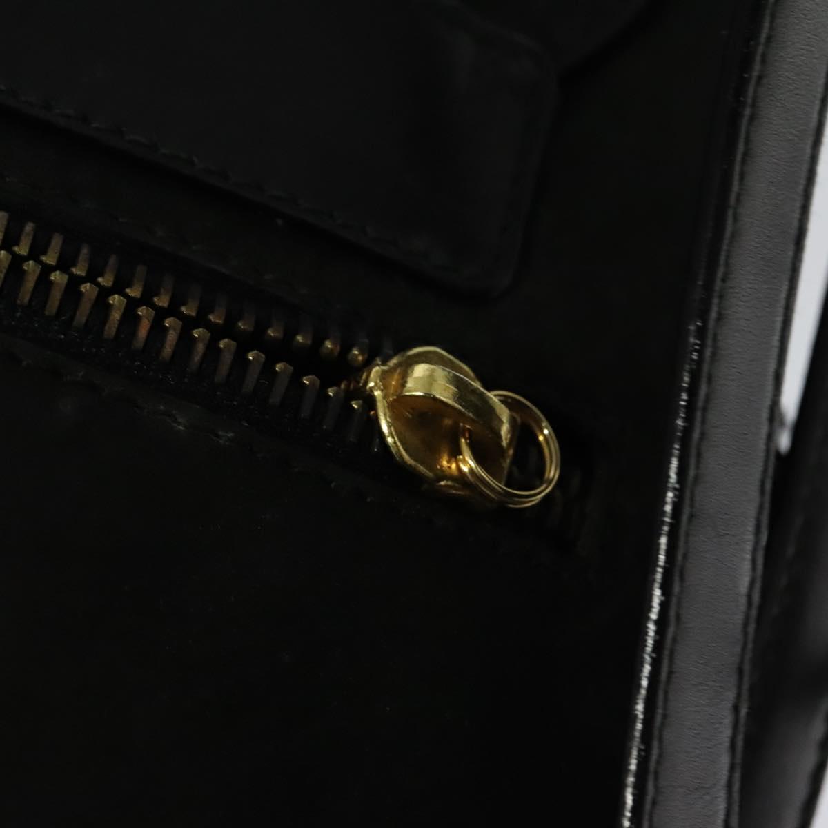 Salvatore Ferragamo Vala Vala Backpack Suede Black Gold Auth 133755