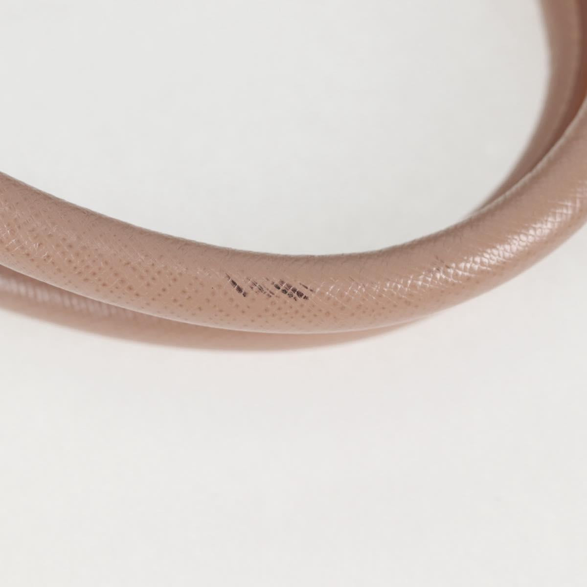 PRADA Galleria Hand Bag Safiano leather 2way Pink Gold Auth 133779