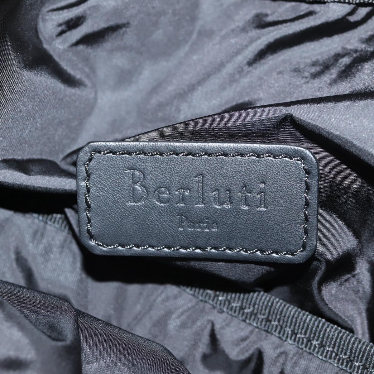 Berluti Backpack Nylon Khaki Auth 133812