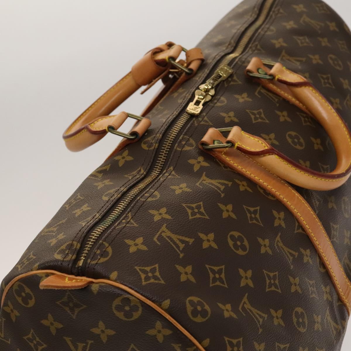 LOUIS VUITTON Monogram Keepall 50 Boston Bag M41426 LV Auth 133836