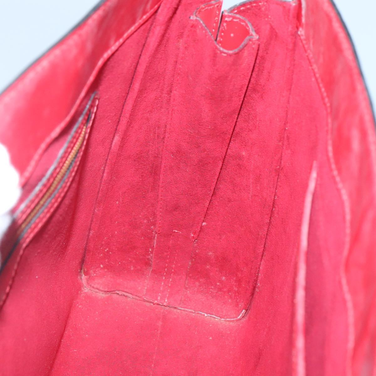 LOUIS VUITTON Epi Duplex Tote Bag Red M52427 LV Auth 133839