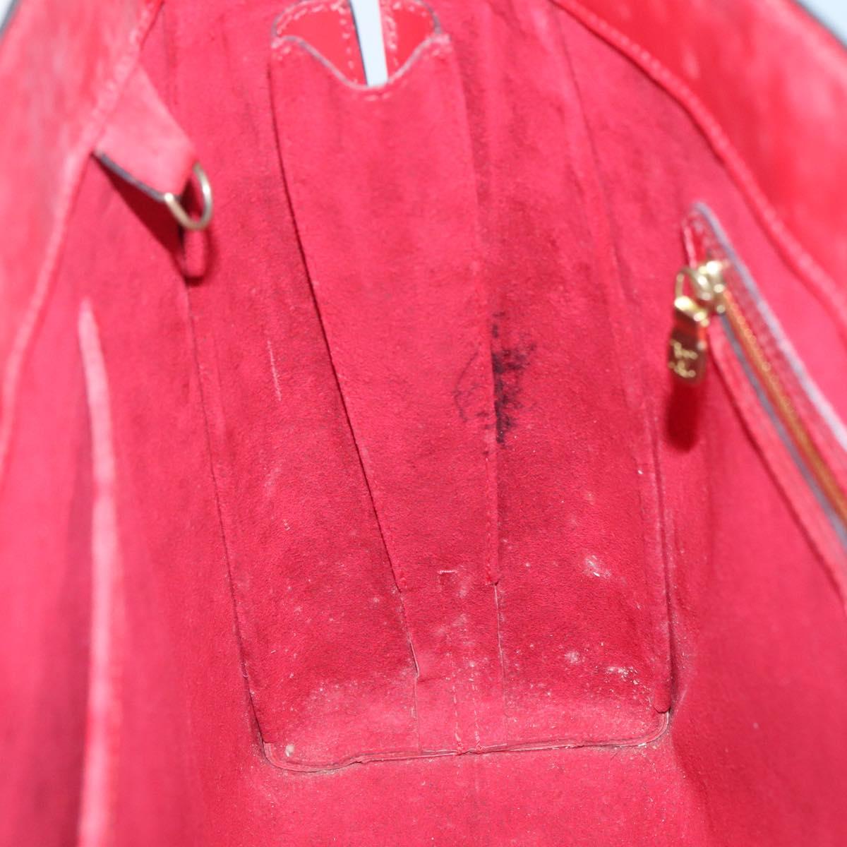 LOUIS VUITTON Epi Duplex Tote Bag Red M52427 LV Auth 133839