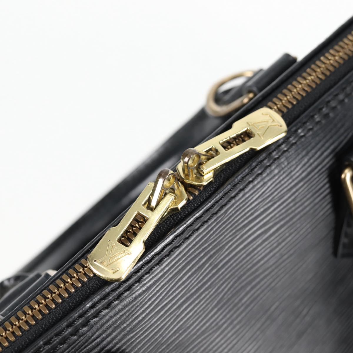 LOUIS VUITTON Epi Alma Hand Bag Black M52142 LV Auth 133841V