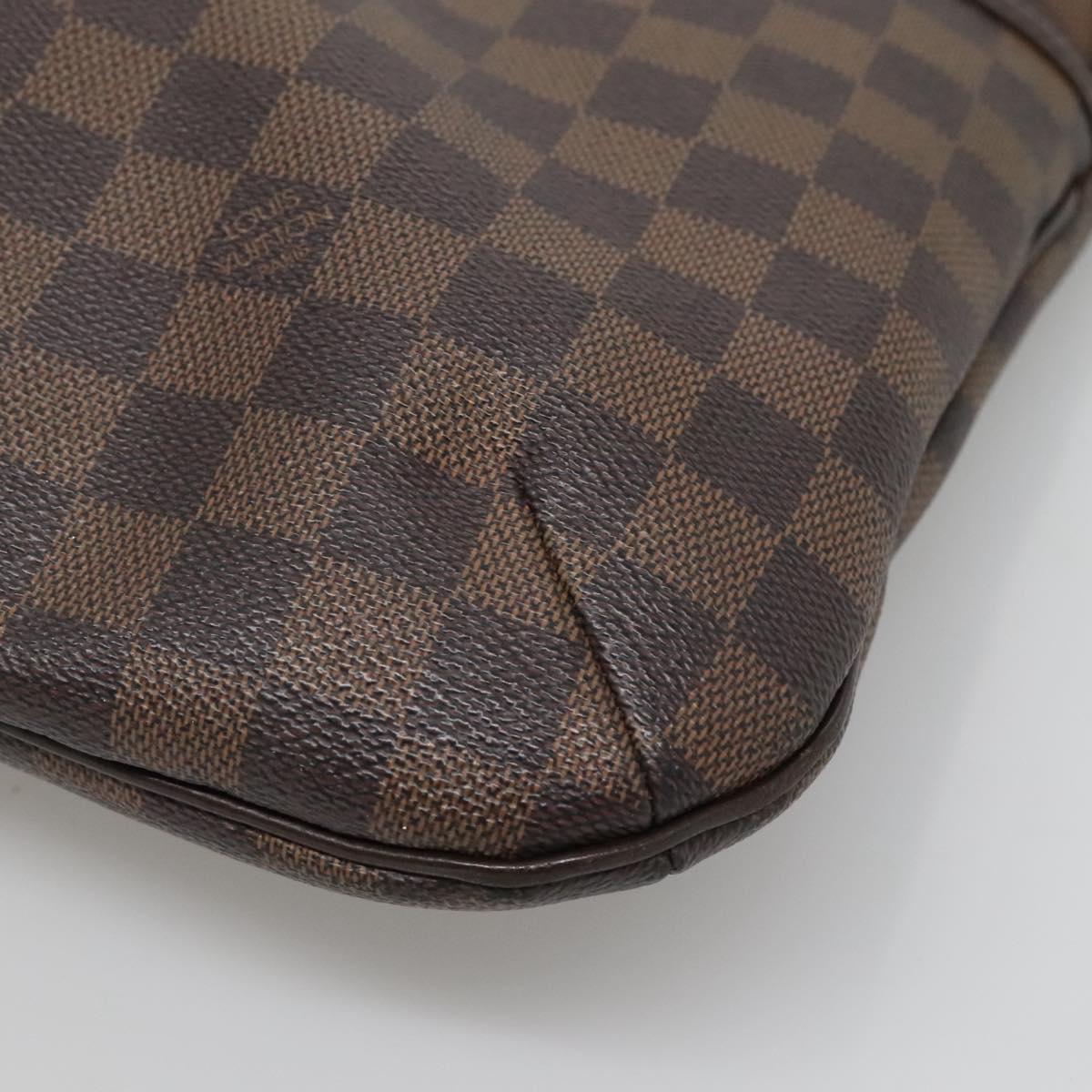 LOUIS VUITTON Damier Ebene Bloomsbury PM Shoulder Bag N42251 LV Auth 133881