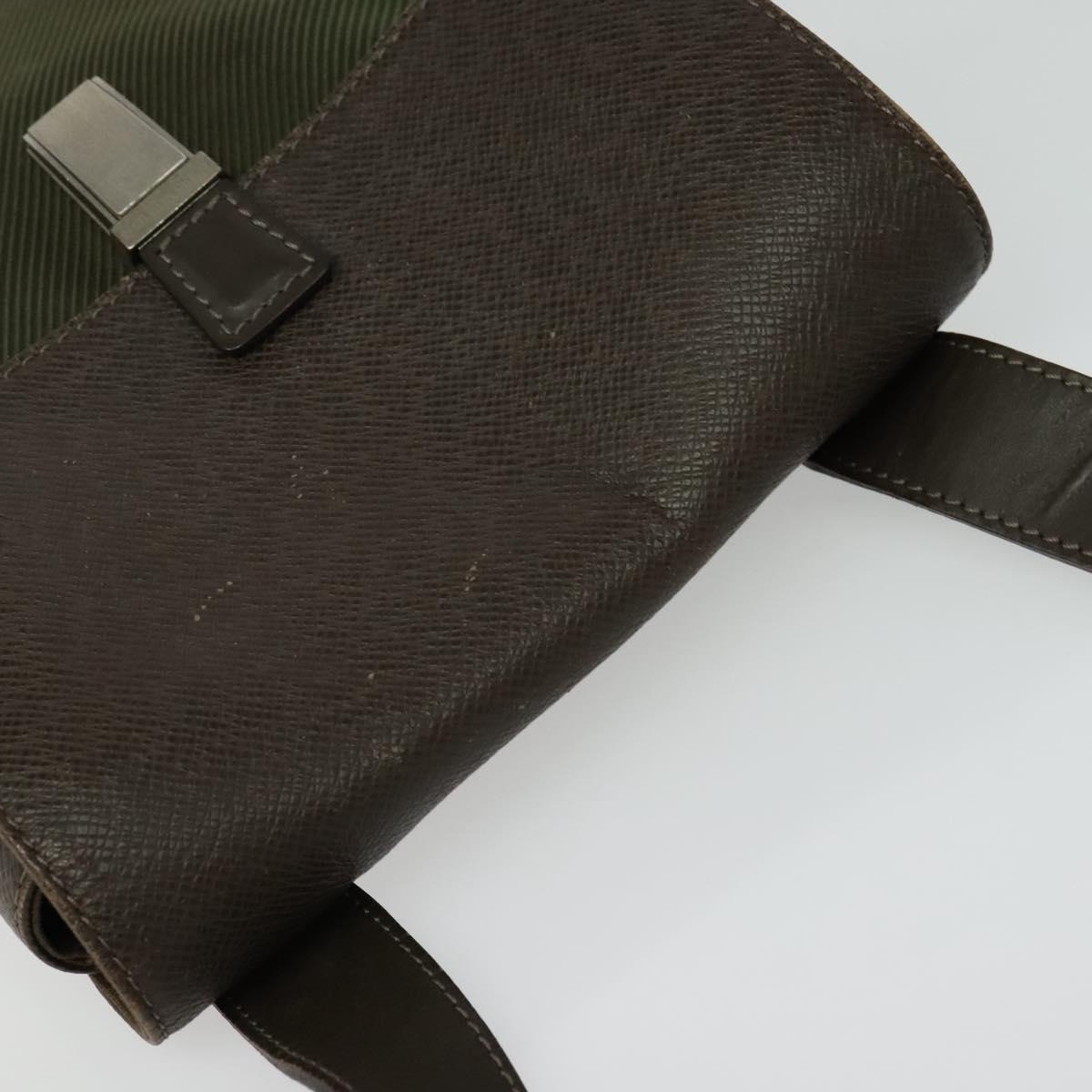 LOUIS VUITTON Taiga Saratov PM Shoulder Bag Grizzly M30898 LV Auth 133919