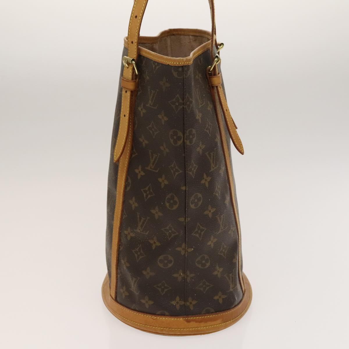 LOUIS VUITTON Monogram Bucket GM Shoulder Bag M42236 LV Auth 133929