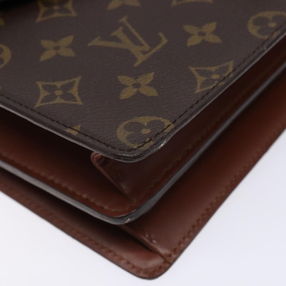 LOUIS VUITTON Monogram Concorde Hand Bag M51190 LV Auth 133935