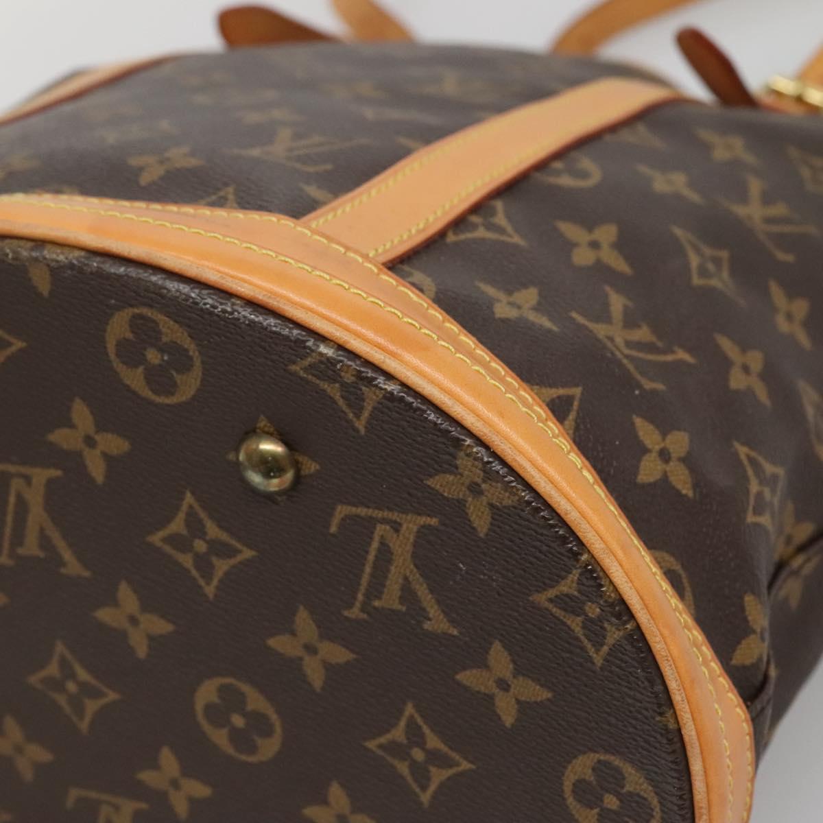 LOUIS VUITTON Monogram Bucket GM Shoulder Bag M42236 LV Auth 133995