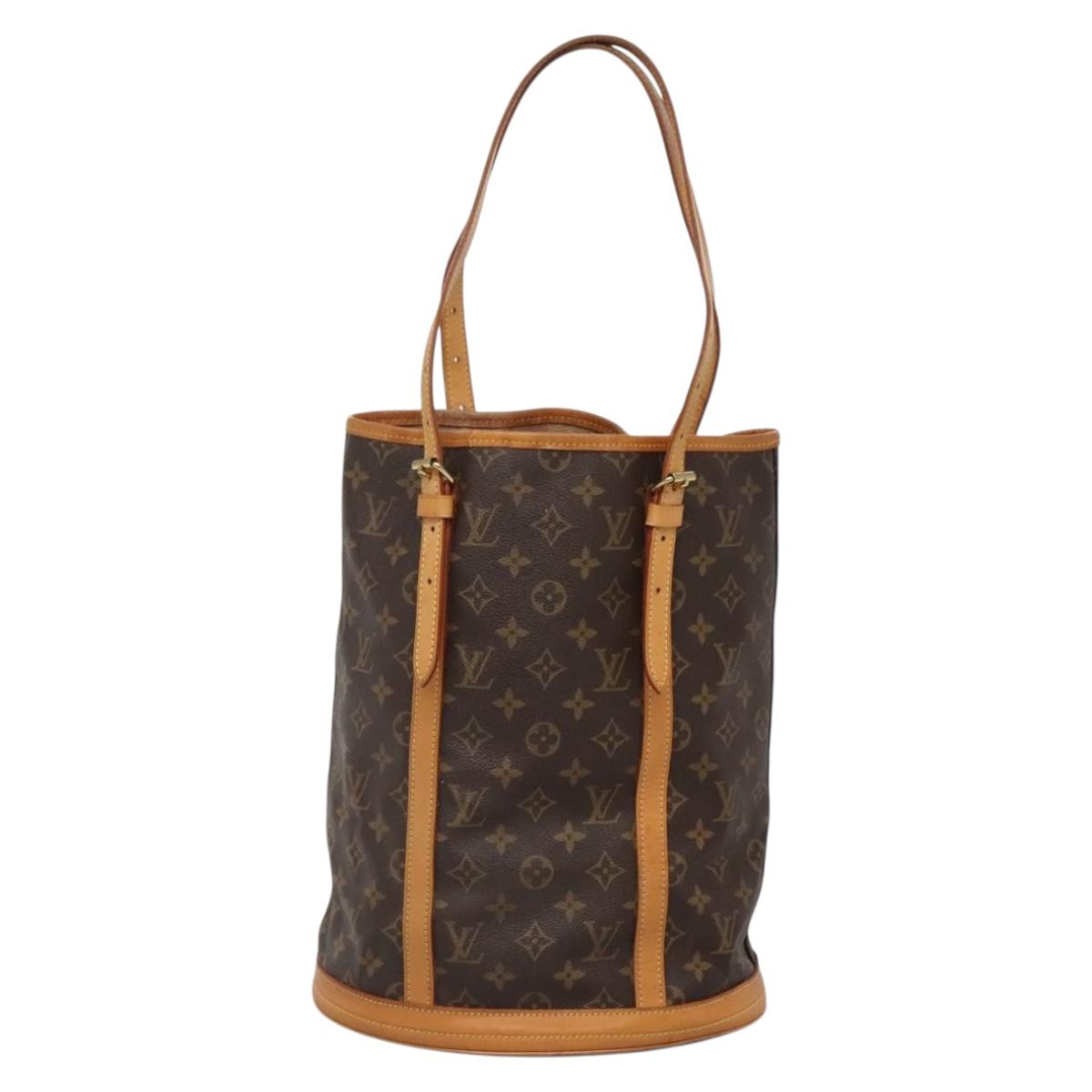 LOUIS VUITTON Monogram Bucket GM Shoulder Bag M42236 LV Auth 133995