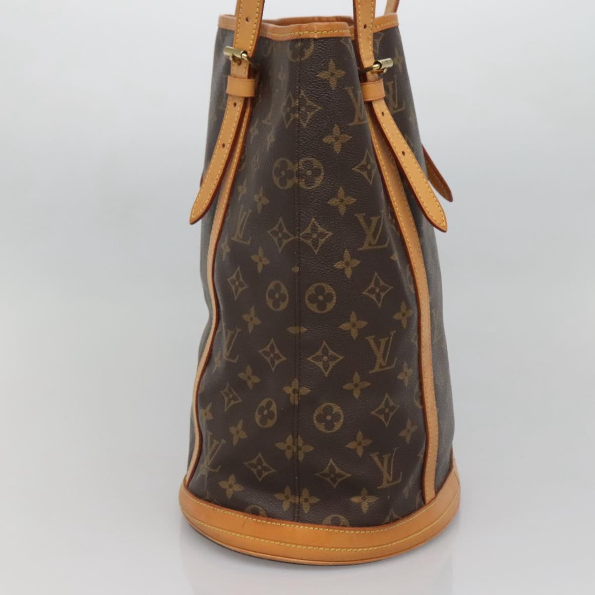 LOUIS VUITTON Monogram Bucket GM Shoulder Bag M42236 LV Auth 133995