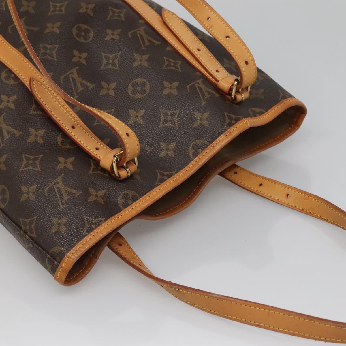LOUIS VUITTON Monogram Bucket GM Shoulder Bag M42236 LV Auth 133995