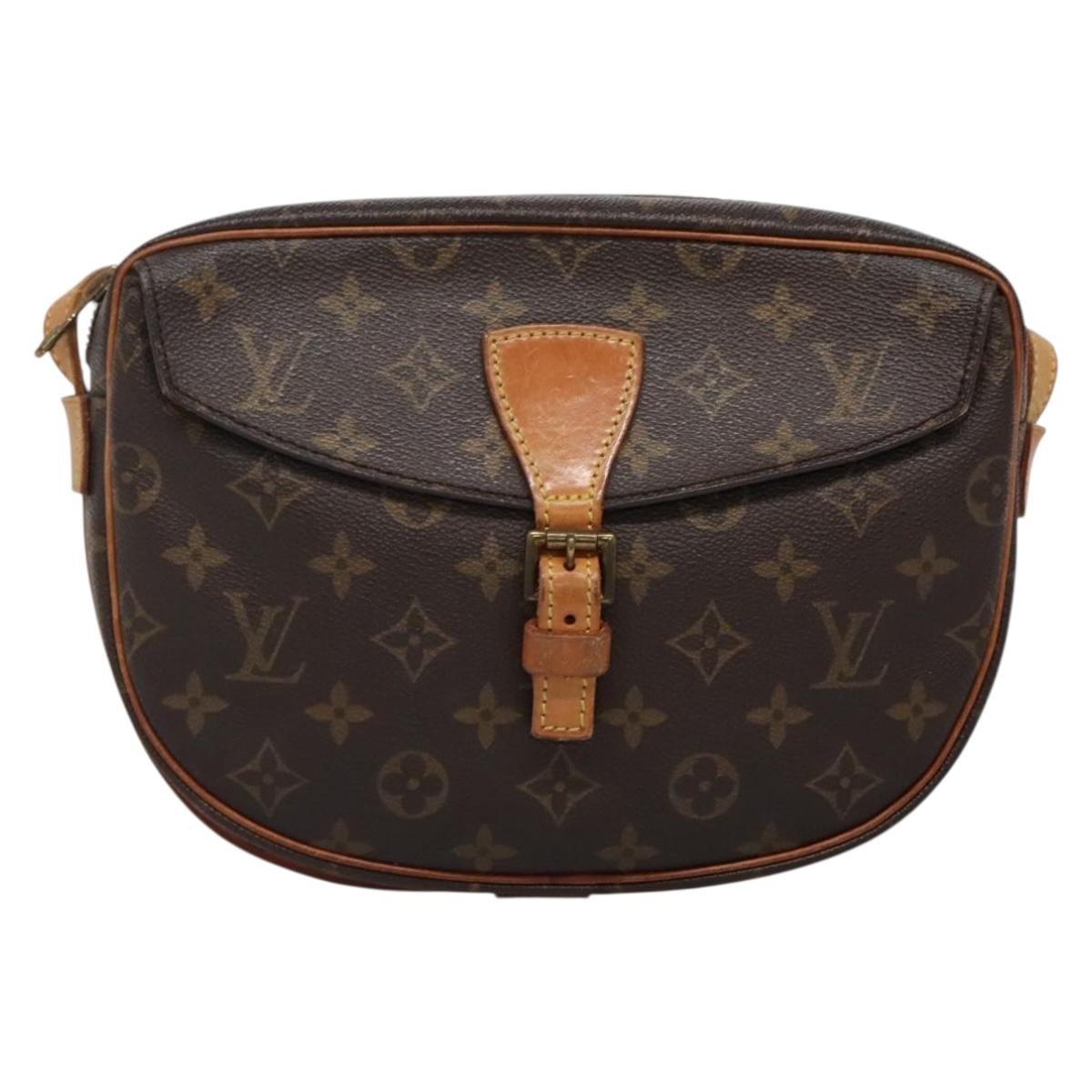 LOUIS VUITTON Monogram Jeune Fille MM Shoulder Bag M51226 LV Auth 133996