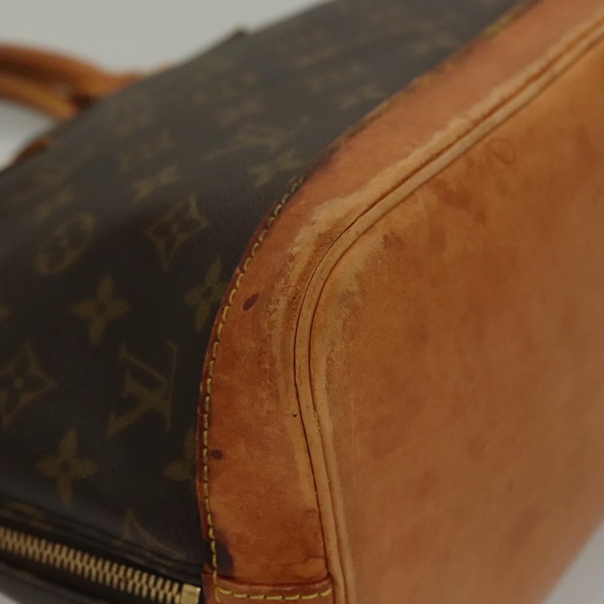 LOUIS VUITTON Monogram Alma Hand Bag M51130 LV Auth 134026
