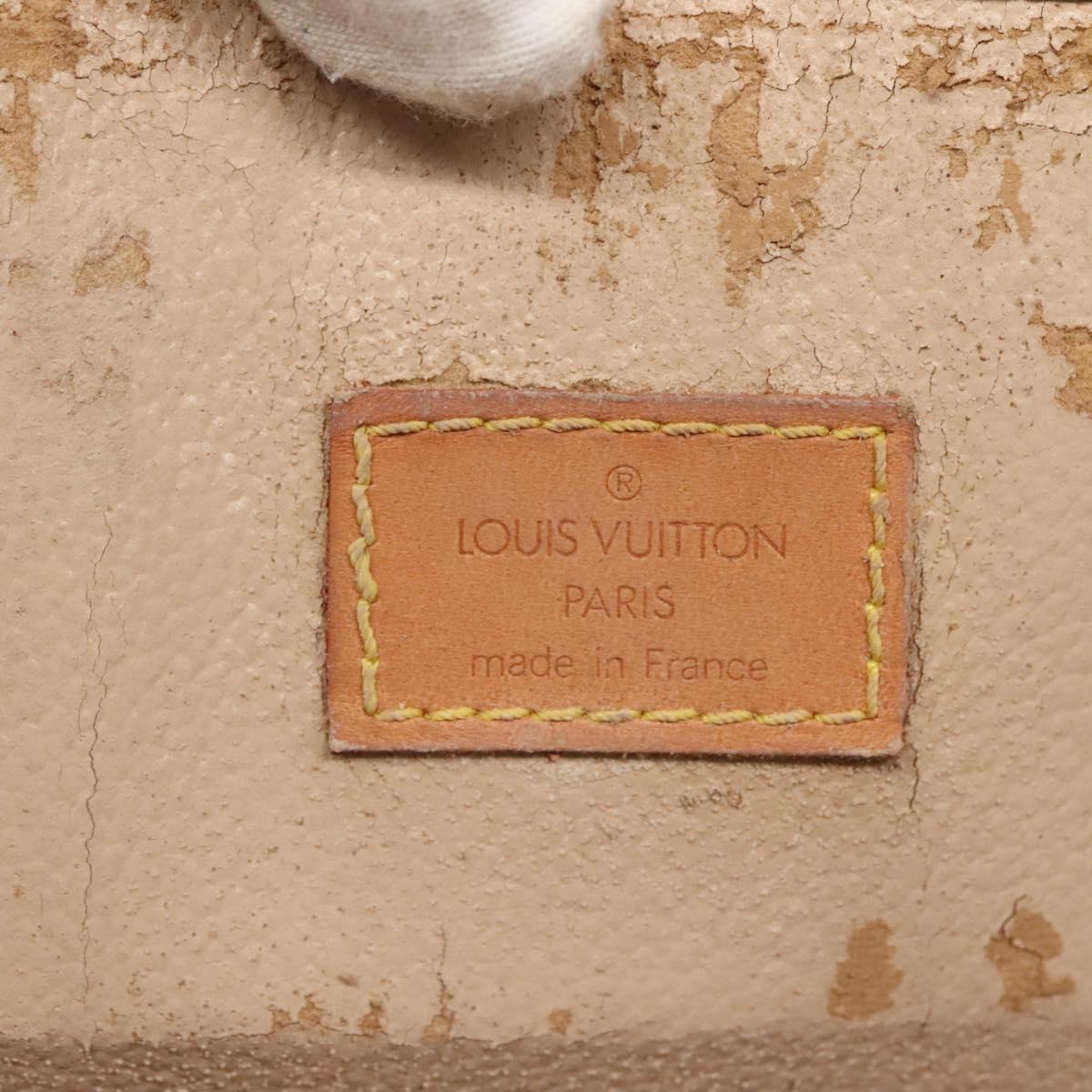LOUIS VUITTON Monogram Sac Plat Hand Bag M51140 LV Auth 134040