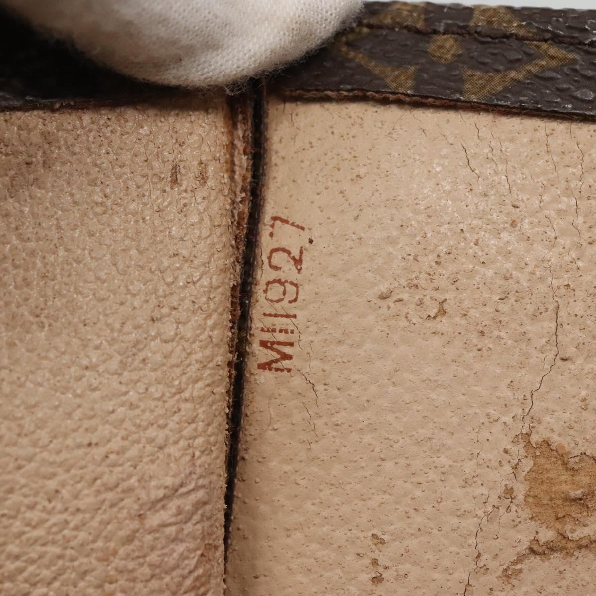LOUIS VUITTON Monogram Sac Plat Hand Bag M51140 LV Auth 134040