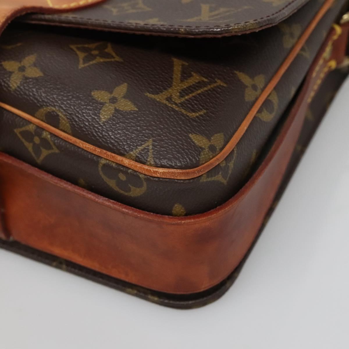 LOUIS VUITTON Monogram Cartouchiere MM Shoulder Bag M51253 LV Auth 134043