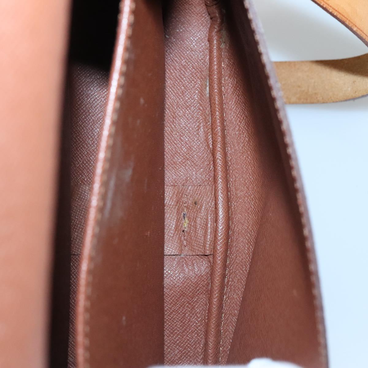 LOUIS VUITTON Monogram Cartouchiere MM Shoulder Bag M51253 LV Auth 134043
