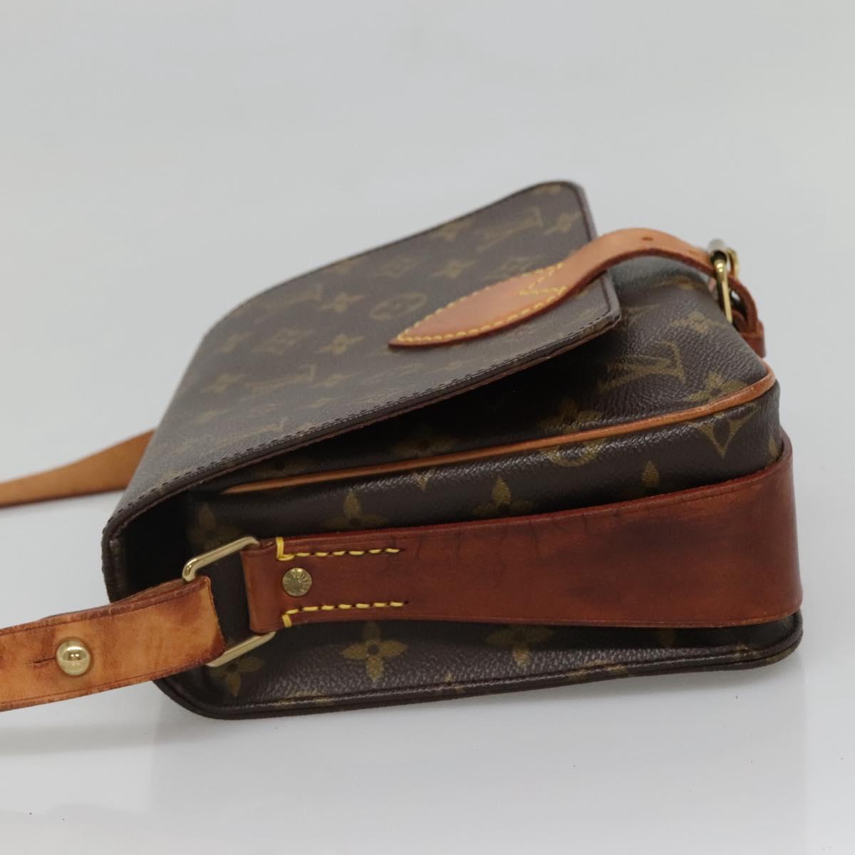 LOUIS VUITTON Monogram Cartouchiere MM Shoulder Bag M51253 LV Auth 134043