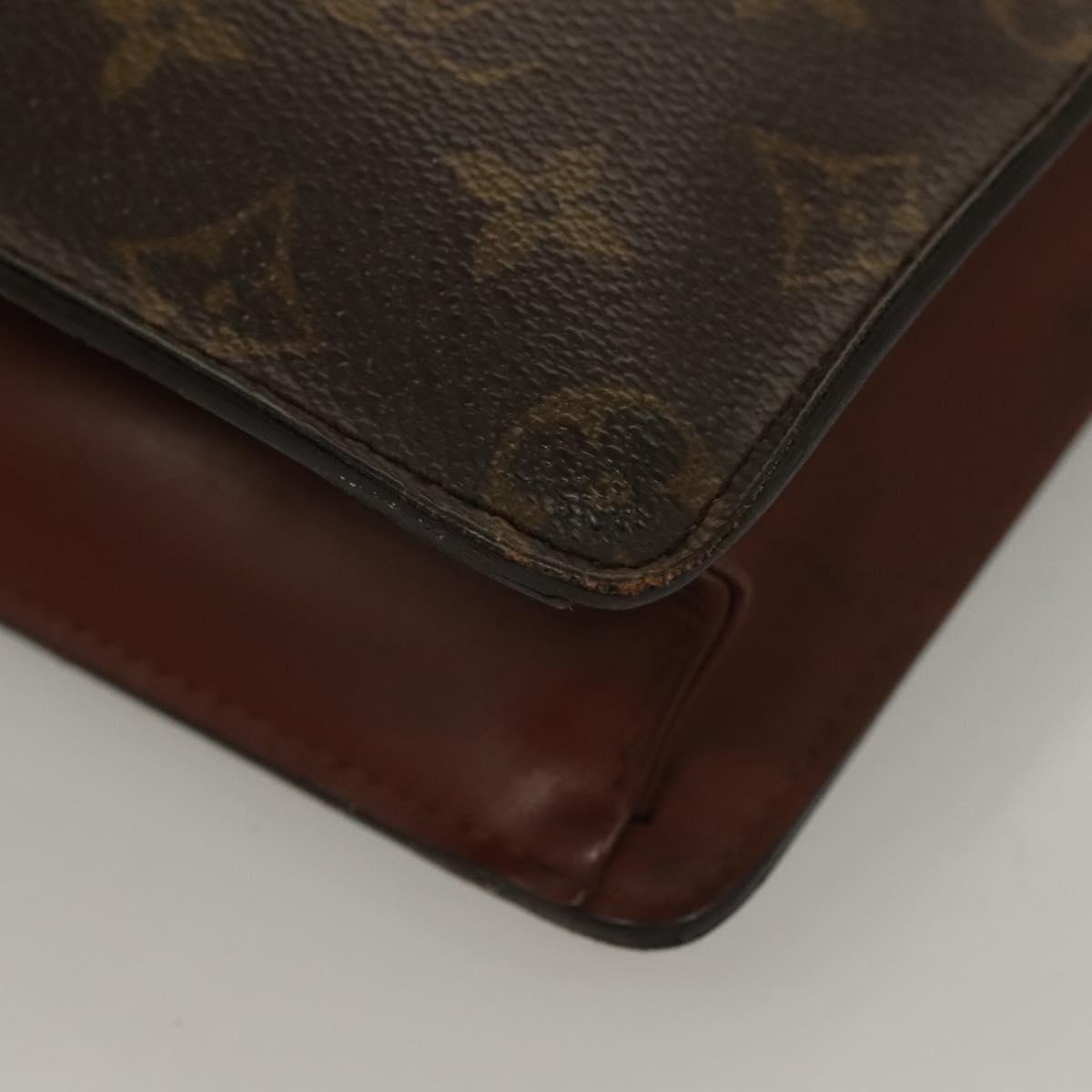 LOUIS VUITTON Monogram Pochette Homme Clutch Bag M51795 LV Auth 134045