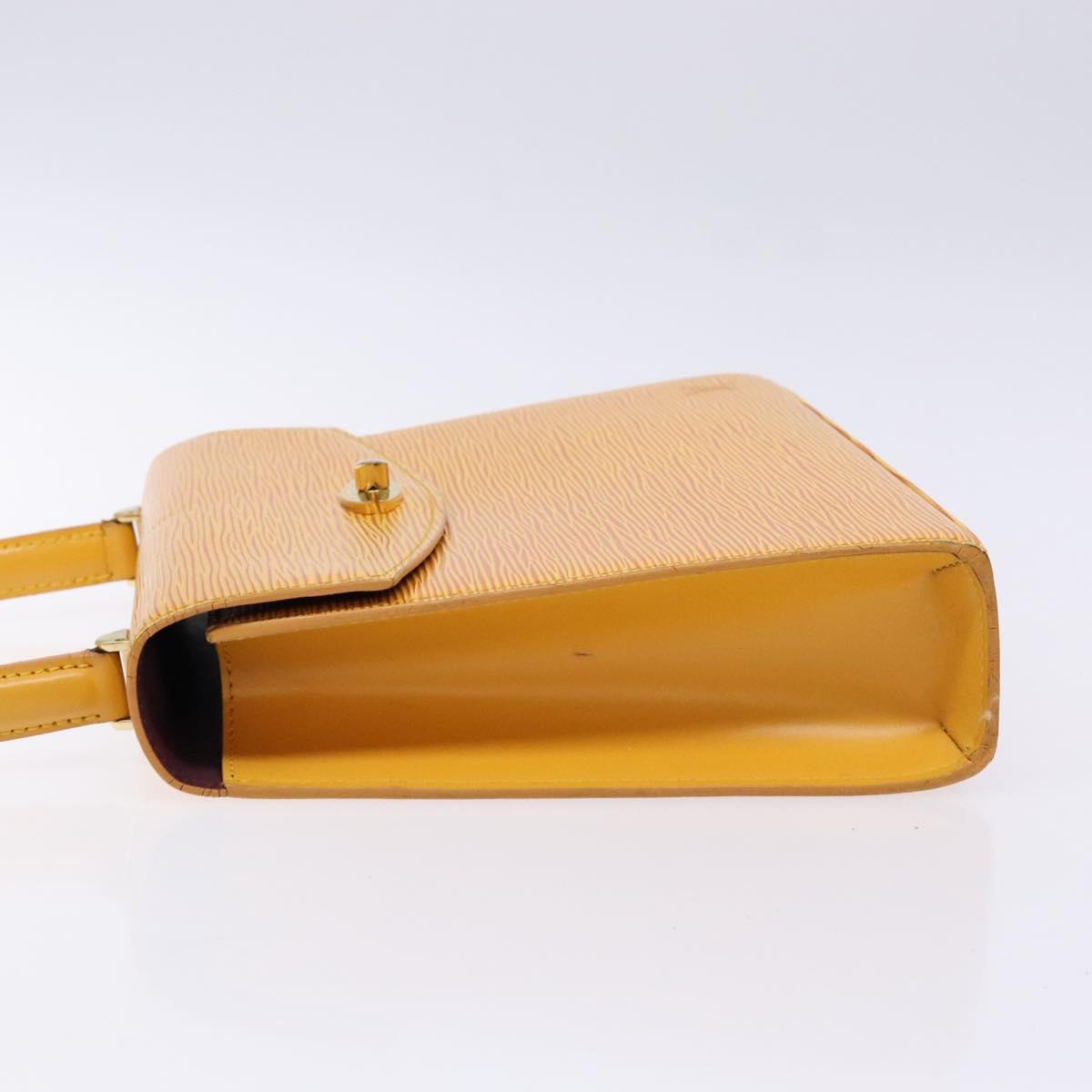 LOUIS VUITTON Epi Malesherbes Hand Bag Tassili Yellow Jonne M52379 Auth 134080