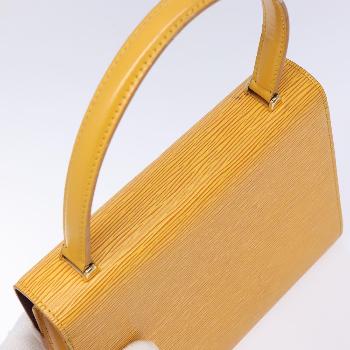 LOUIS VUITTON Epi Malesherbes Hand Bag Tassili Yellow Jonne M52379 Auth 134080