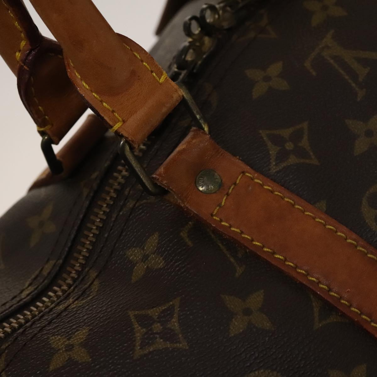 LOUIS VUITTON Monogram Keepall Bandouliere 55 Boston Bag M41414 LV Auth 134119