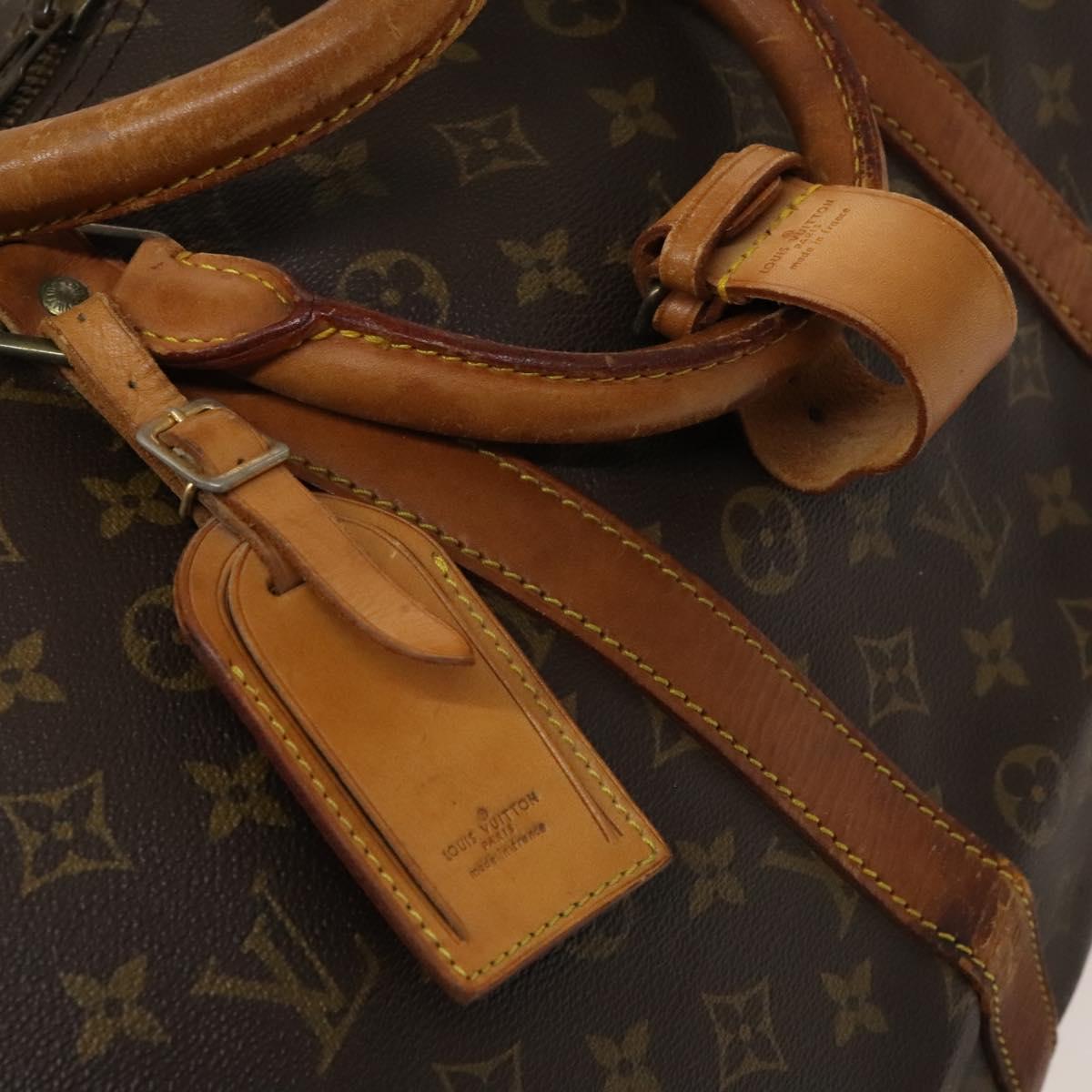 LOUIS VUITTON Monogram Keepall Bandouliere 55 Boston Bag M41414 LV Auth 134119