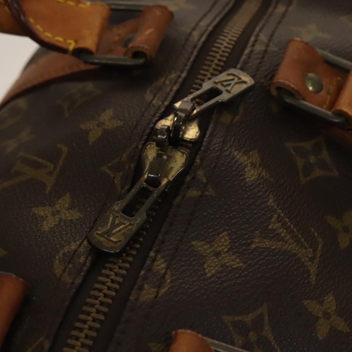 LOUIS VUITTON Monogram Keepall Bandouliere 55 Boston Bag M41414 LV Auth 134119