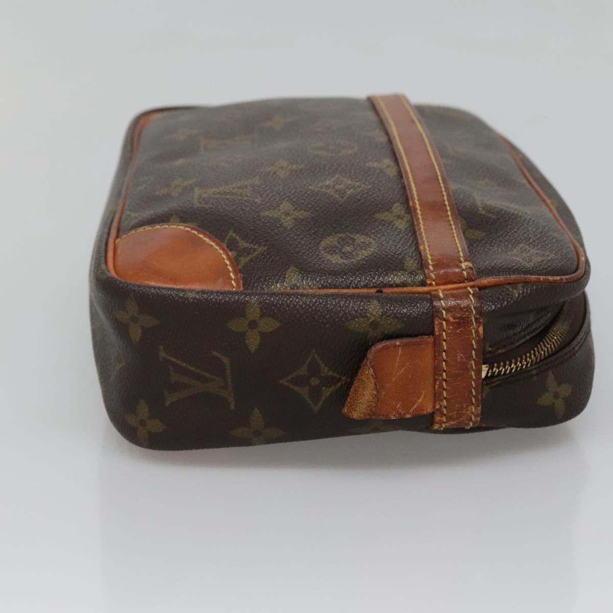 LOUIS VUITTON Monogram Compiegne 28 Clutch Bag M51845 LV Auth 134145