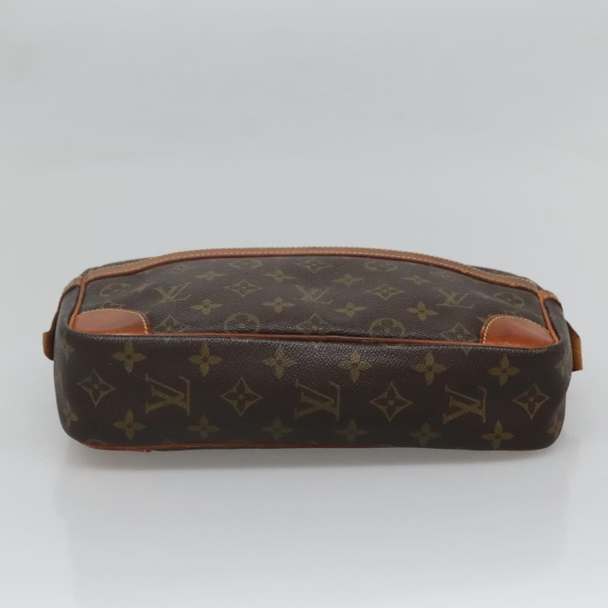 LOUIS VUITTON Monogram Compiegne 28 Clutch Bag M51845 LV Auth 134145