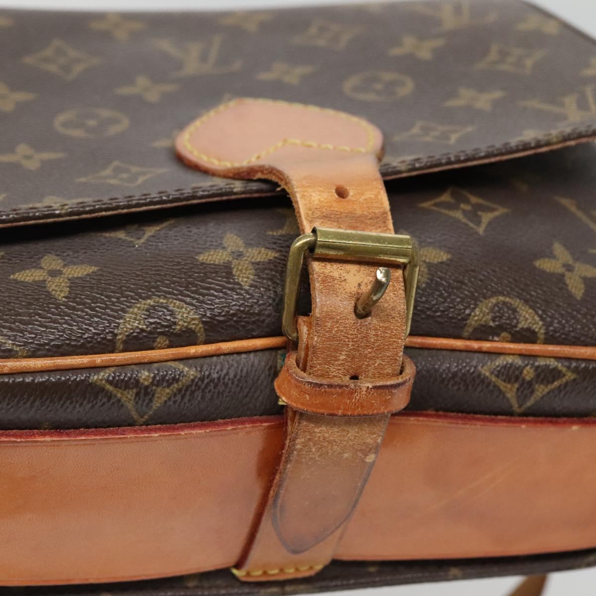 LOUIS VUITTON Monogram Cartouchiere MM Shoulder Bag M51253 LV Auth 134186