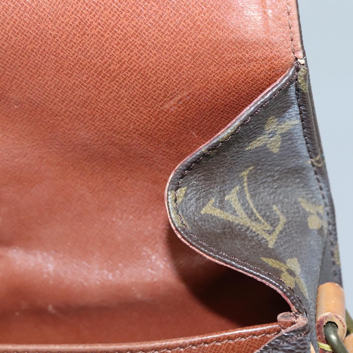 LOUIS VUITTON Monogram Cartouchiere MM Shoulder Bag M51253 LV Auth 134186