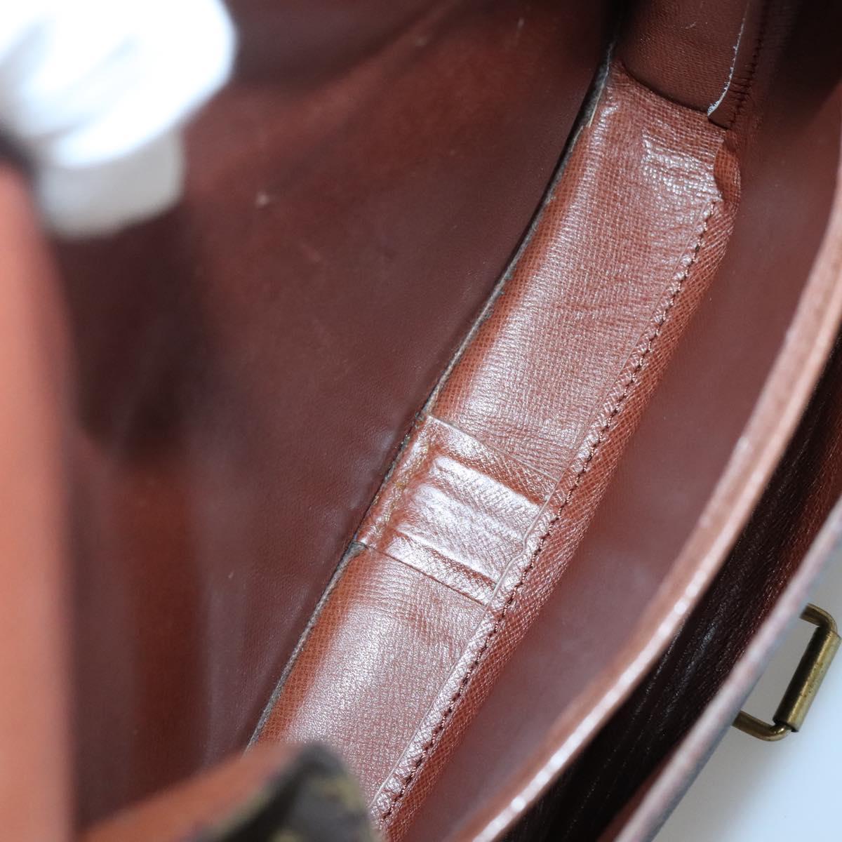 LOUIS VUITTON Monogram Cartouchiere MM Shoulder Bag M51253 LV Auth 134186