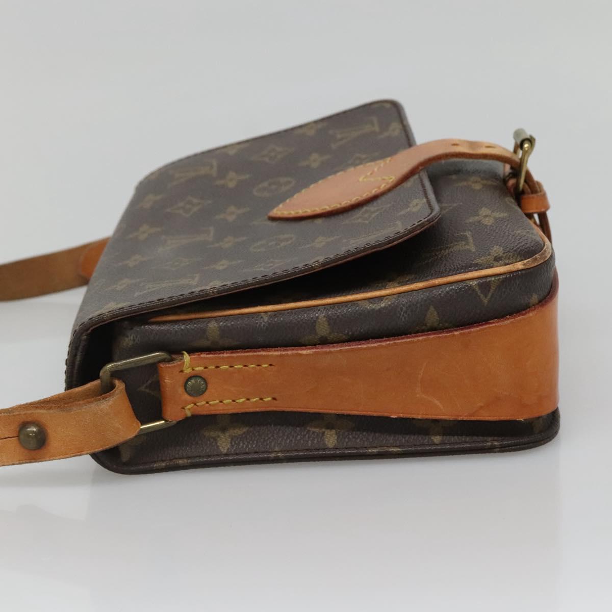 LOUIS VUITTON Monogram Cartouchiere MM Shoulder Bag M51253 LV Auth 134186
