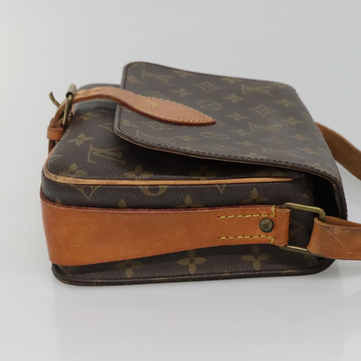 LOUIS VUITTON Monogram Cartouchiere MM Shoulder Bag M51253 LV Auth 134186