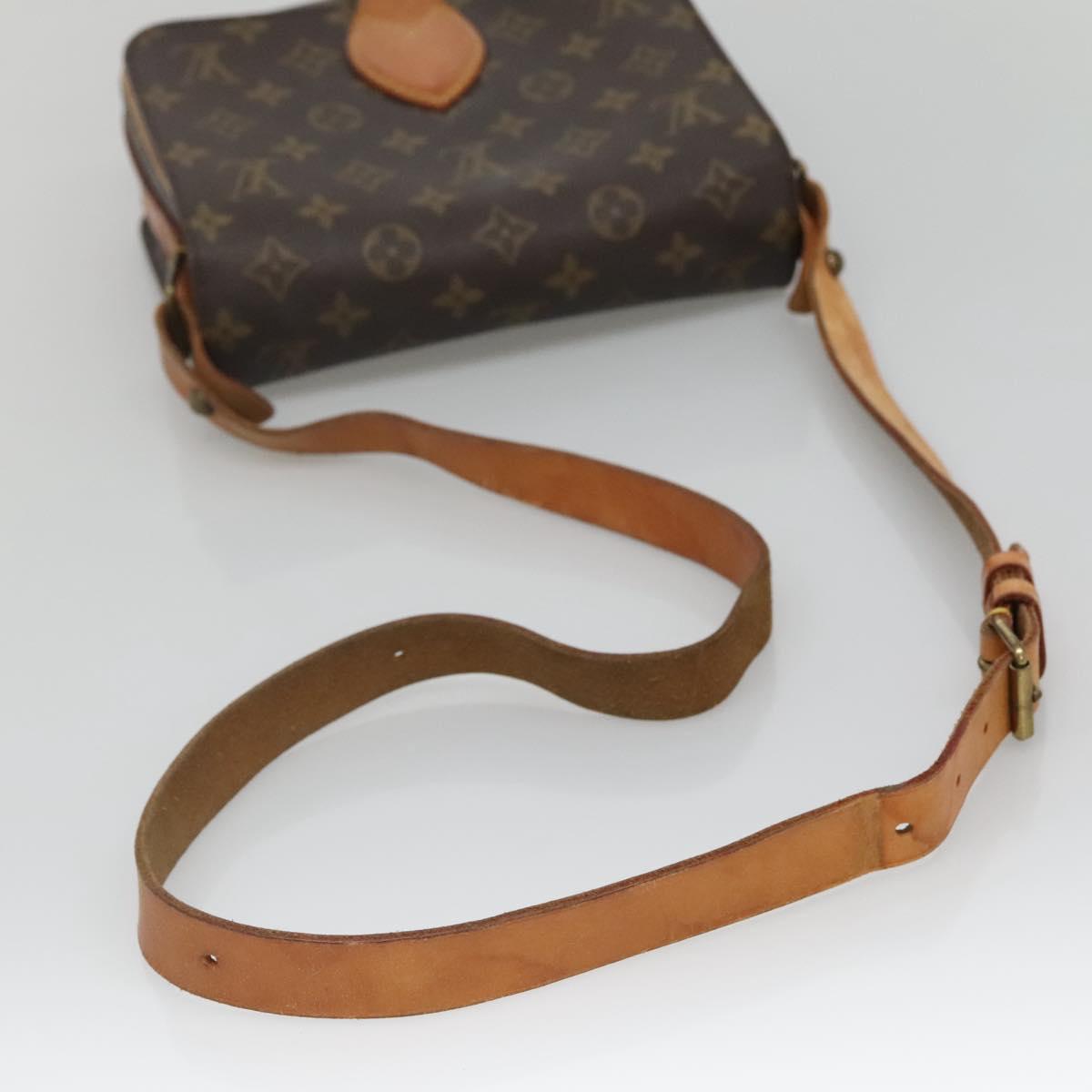 LOUIS VUITTON Monogram Cartouchiere MM Shoulder Bag M51253 LV Auth 134186