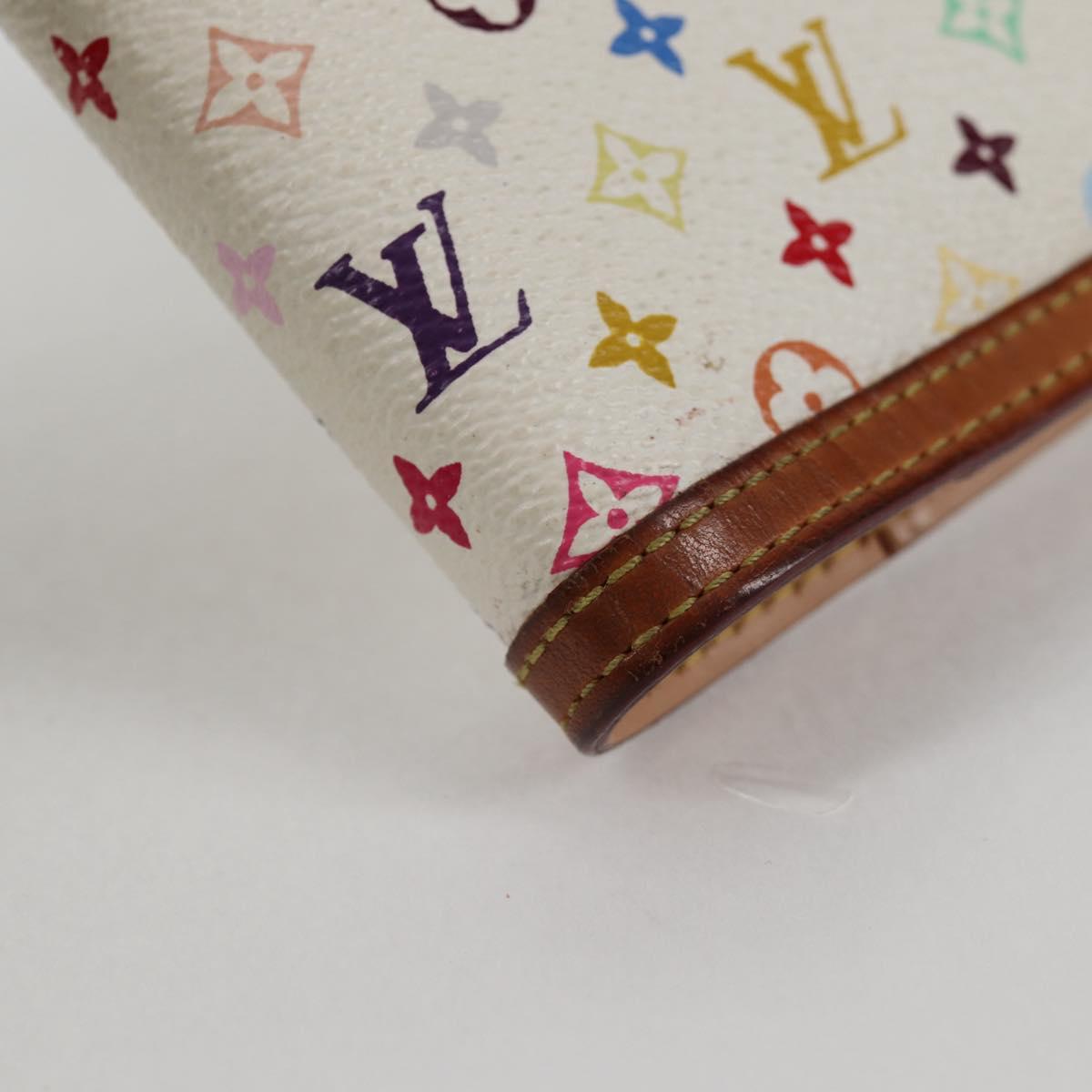 LOUIS VUITTON Multicolor Agenda PM Day Planner Cover White R21074 Auth 134196